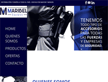 Tablet Screenshot of maribelequipos.com.ar